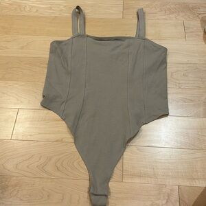 H&M taupe bodysuit